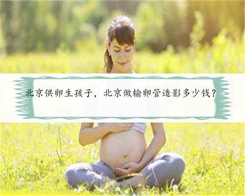 北京供卵生孩子，北京做输卵管造影多少钱？