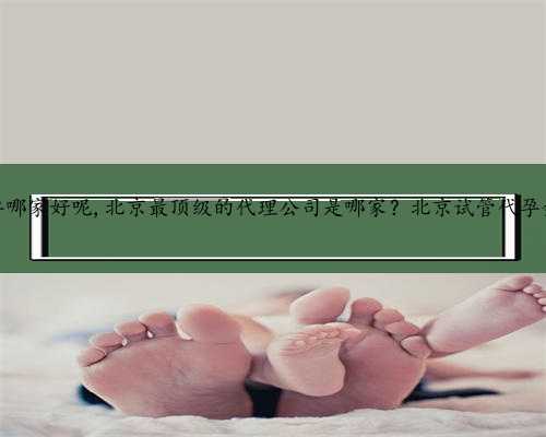 北京医院代孕哪家好呢,北京最顶级的代理公司是哪家？北京试管代孕会在哪里