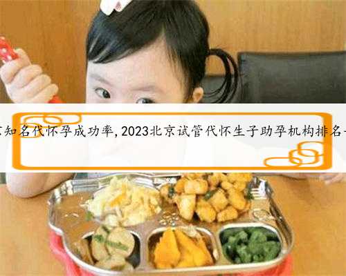 北京知名代怀孕成功率,2023北京试管代怀生子助孕机构排名一览