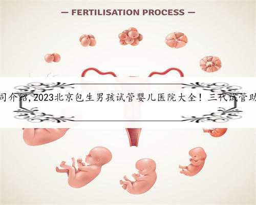 北京助孕公司介绍,2023北京包生男孩试管婴儿医院大全！三代试管助孕费用一览